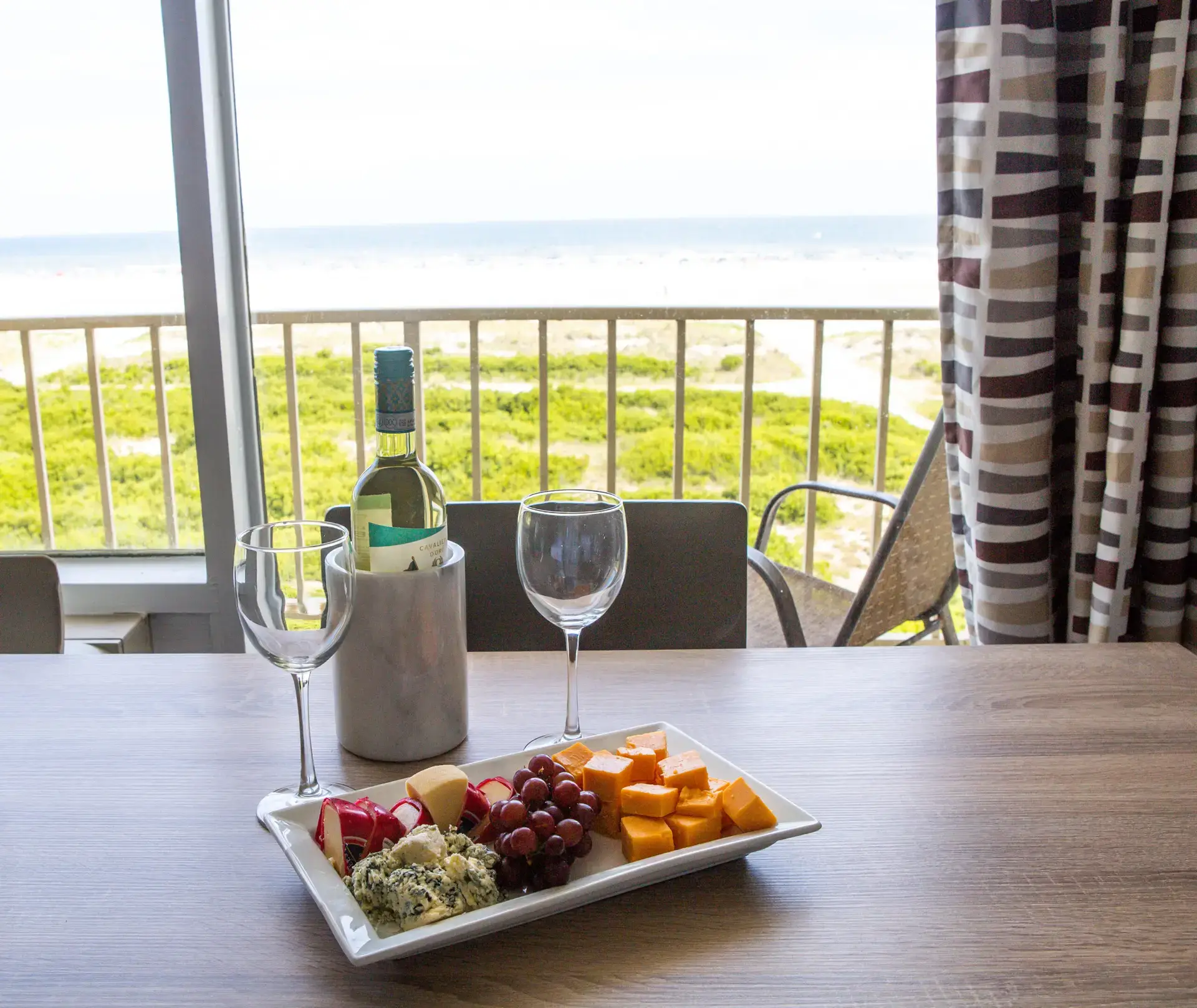 view of the ocean from room