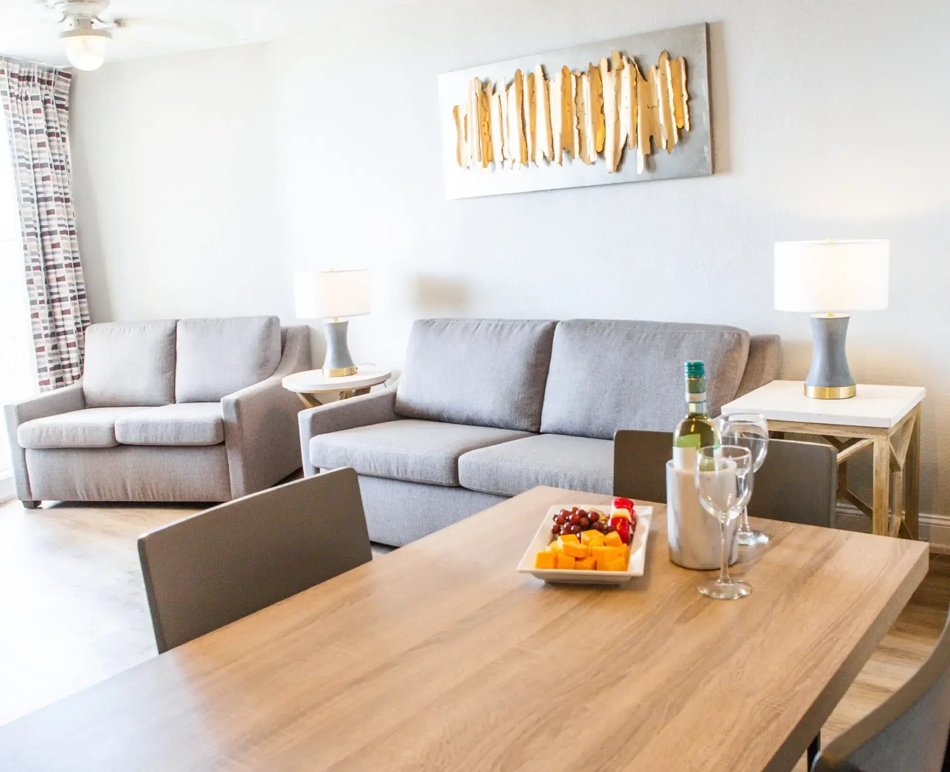 view of sleeper sofa