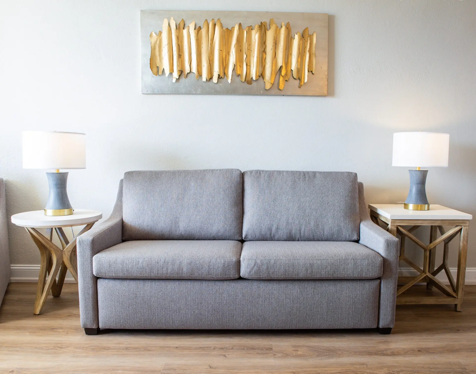 view of sleeper sofa