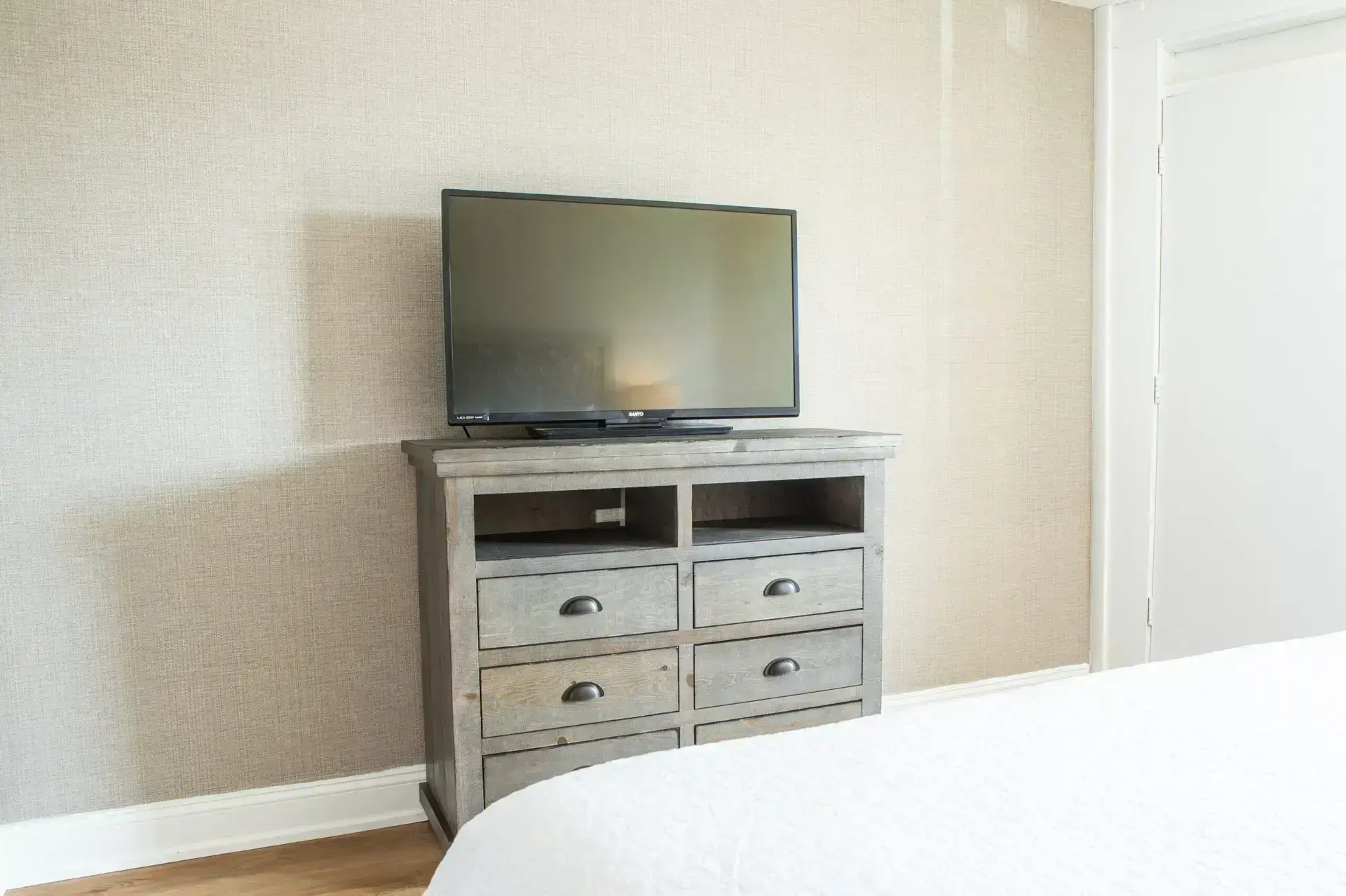 view of flat screen television